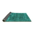 thumbnail image 2 of Ahgly Company Indoor Rectangle Oriental Turquoise Blue Industrial Area Rugs, 7' x 10', 2 of 4