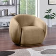 thumbnail image 2 of Meridian Furniture Emery Beige Velvet Chair, 2 of 9