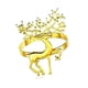 thumbnail image 5 of 6 anillos de servilleta de ciervo navideño, hebillas de servilleta, decoración de mesa para bar Oro, 5 of 9