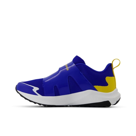 New Balance Kid's DynaSoft Reveal V4 BOA Running Shoe, Blue Gemstone/Ginger Lemon/White, 5.5 W Big Kid