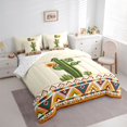 thumbnail image 3 of Homewish Ancient Aztec Western 7-Piece Twin Bedding Sets,Tropical Desert Cacrus Bedding Comforter Set,Rustic Farmhouse Cabin Sheet Sets For Adults,Super Cozy Room Decor Reversible, 3 of 8