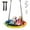 Multi-color, variant on Gymax 40'' 770 lbs Flying Saucer Tree Swing Kids Gift w/ 2 Tree Hanging Straps Colorful
