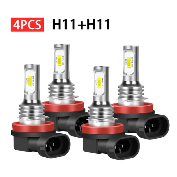 RXTSQI for Chevy Captiva Sport 2012-2015 H11 H11 LED Headlight Bulbs High Low Beam Lamp Cool White