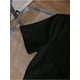 thumbnail image 3 of Una camiseta informal juvenil de manga corta con cuello redondo, con diseño de auriculares, confeccionada en tejido de punto ligeramente elástico, adecuada para primavera y verano, ideal como ropa dep, 3 of 5