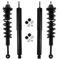 Detroit Axle - 2WD Struts Shocks for Toyota 2005-2015 Tacoma 2 Front Struts with Coil Spring Assembly 2 Rear Shock Absorbers 2006 2007 2008 2009 2010 2011 2012 2013 2014 Replacement Suspension