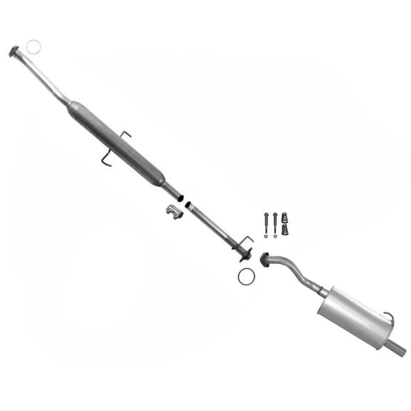 2005-2006 for CR-V 2.4L Cat Back Muffler Kit - OE Style Exhaust System - 100% for Fit 100% Accuracy - No Drilling Required