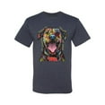 thumbnail image 3 of My Favorite Breed is The One In Need | Colorful Labrador Dog | Dean Russo Art Animal Lover Men's T-Shirt, Vintage Heather Navy, S, 3 of 5