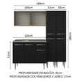 thumbnail image 3 of Cocina Integral Completa Modular Madesa Emilly 169cm MN 11, 3 of 10
