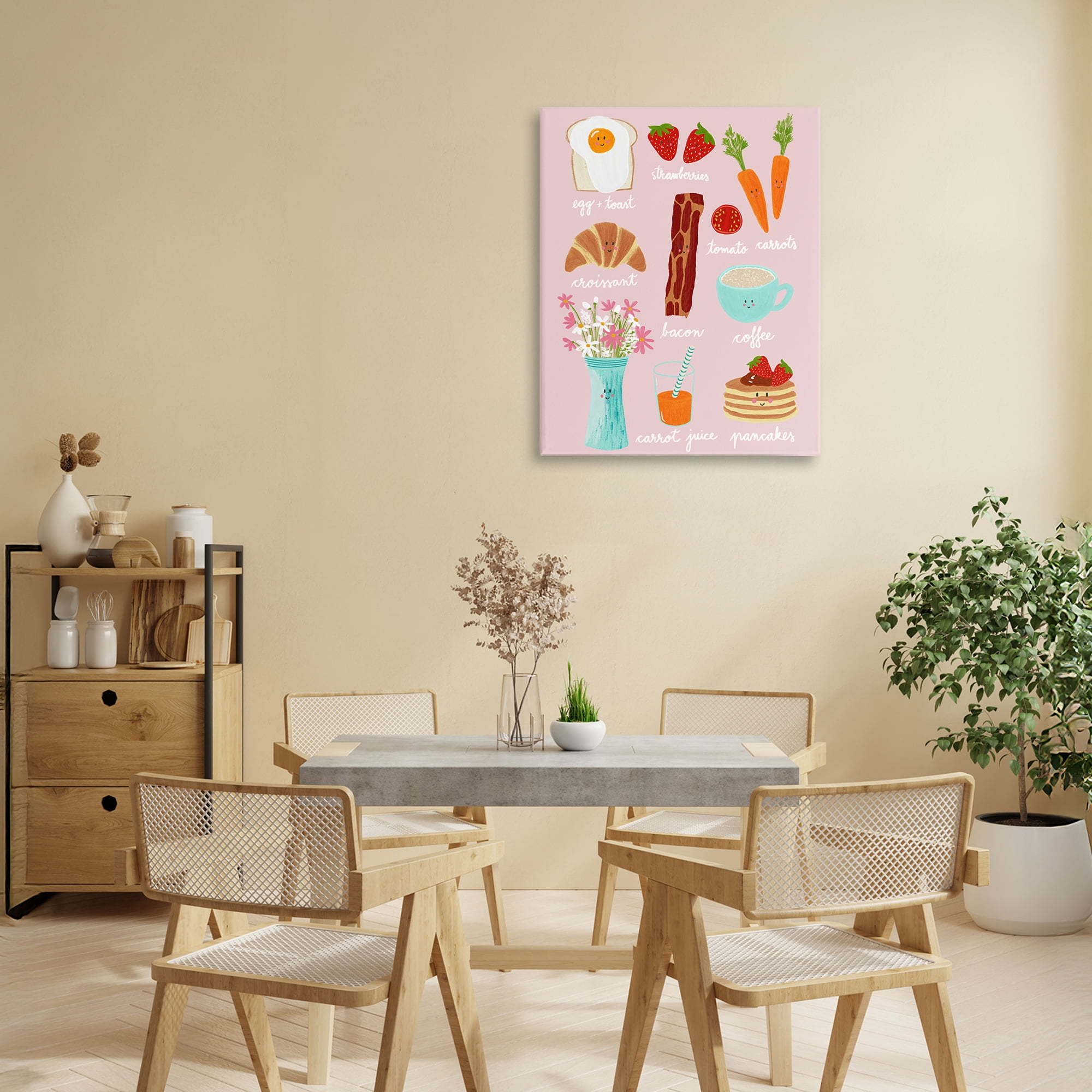 Stupell Industries Lush Summer Breakfast Canvas Wall Art, design by Metka Hiti