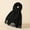 Black, variant on Pink Scarf Fleece Solid Color Imitation Scarf Versatile Fleece Scarf Warm Shawl