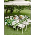 thumbnail image 2 of Rectangle Outdoor Tablecloth With Umbrella Hole And Zipper– St. Patrick's Day Waterproof Patio Table Cover for Party, Picnic, Backyard, 52"x70" , Watercolor Farm Gnome Truck Shamrock Tree, 2 of 8