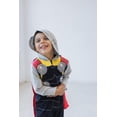 thumbnail image 2 of Capa de cosplay con cremallera Marvel Thor para niños pequeños, 5T, 2 of 7