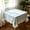 💖 Blue,White_Hot#34, variant on Plaid Tablecloth with Sheer Ruffle Waterproof Blue and White Check Dining Table Cover for Kitchen, Parties, Home Decor, 24 x 24 Inch