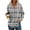 Camel _BI12, variant on Lumtrix Plaid Pullover Hoodies for Women Fall Long V Neck Sweatshirt Comfy Casual Oversized Hoodies Pullover Winter Tops Saffron L