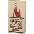 thumbnail image 2 of Primitives Creepy Elf Sign, 2 of 2
