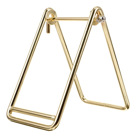 Golden Stainless Steel Ticket Dispenser for Table Top Raffle Events and Daily Use 7 Inch