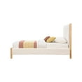 thumbnail image 6 of Meridian Furniture Kona Cream Fabric Twin Bed, 6 of 7