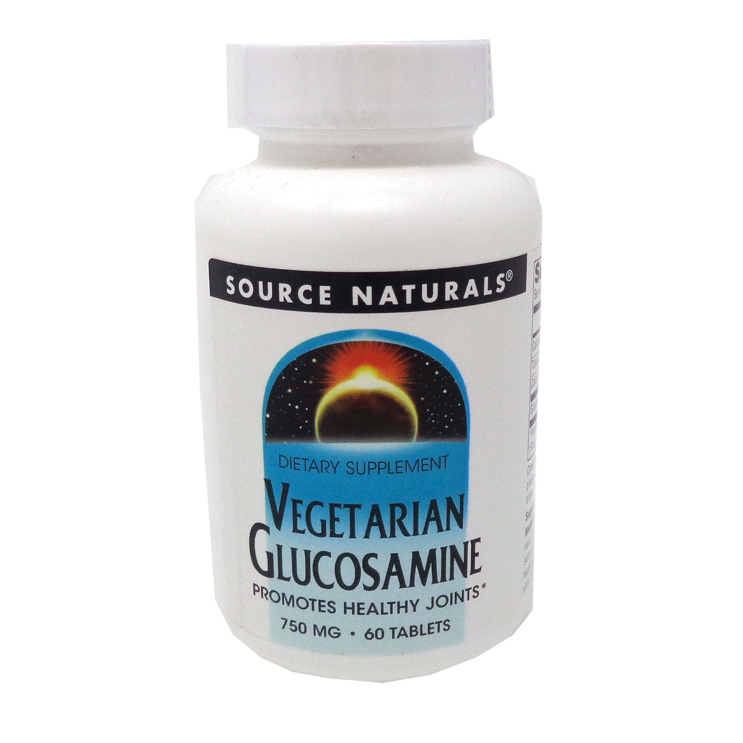 Source Naturals Vegetarian Glucosamine HCl 750mg - 60 Tablets