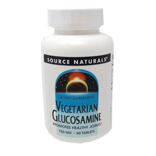 Source Naturals Vegetarian Glucosamine HCl 750mg 60 Tablets