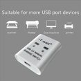 thumbnail image 5 of 2X USB Dispositivo para Compartir Impresora, Dispositivo para Compartir Impresora 2 En 1, Convertidor de Concentrador Divisor de Conmutación Kvm Manual de 2 Puertos, Blanco, 5 of 5