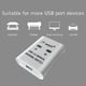 thumbnail image 5 of 2X USB Dispositivo para Compartir Impresora, Dispositivo para Compartir Impresora 2 En 1, Convertidor de Concentrador Divisor de Conmutación Kvm Manual de 2 Puertos, Blanco, 5 of 5