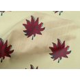 thumbnail image 4 of oneOone Tissu Popeline de Coton Imprimé Feuilles au Mètre 56 Pouces de Large, 4 of 4