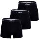 thumbnail image 1 of s.Oliver Calzoncillos para hombre, paquete de 3 - Boxer Briefs, Algodón Stretch Negro XL, 1 of 3