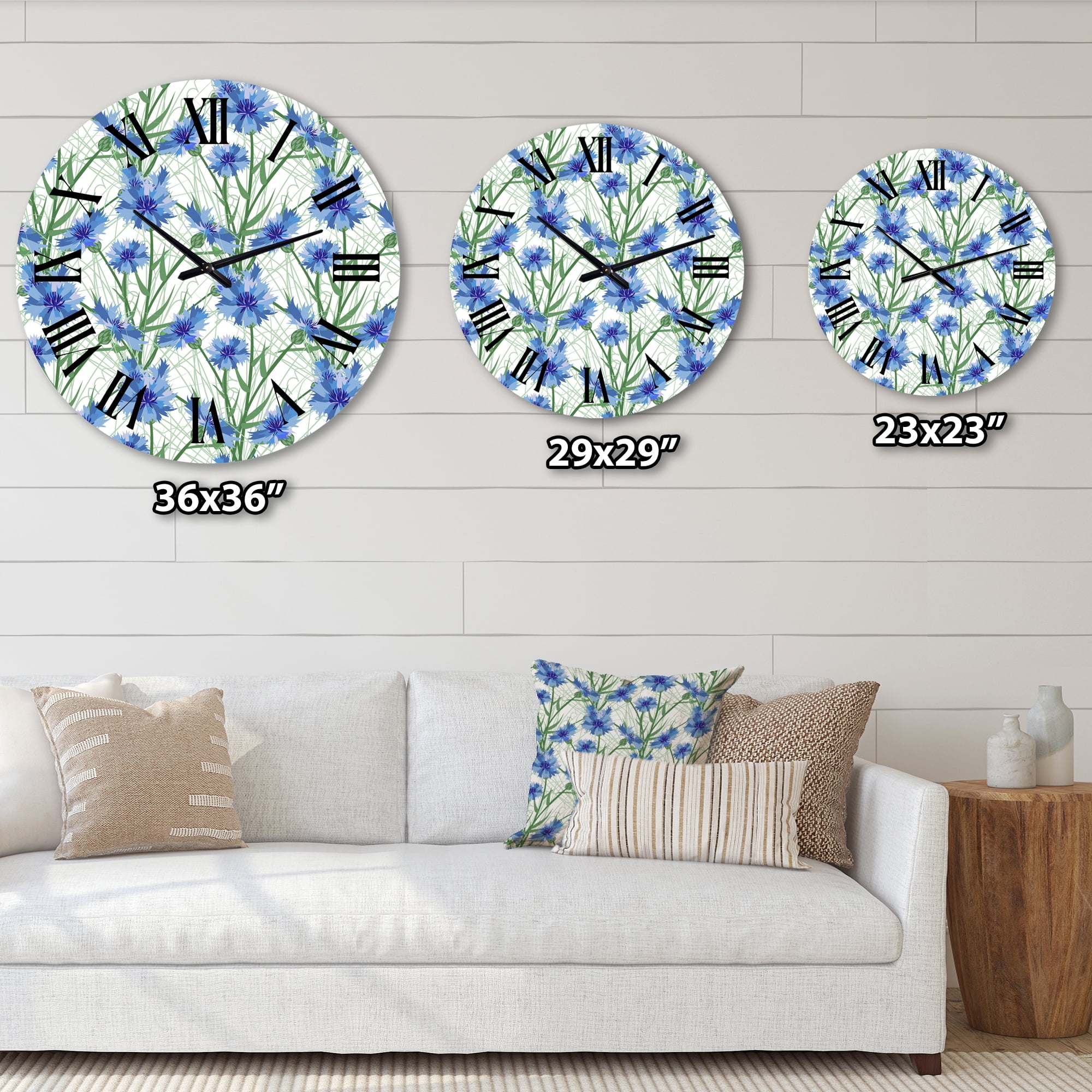Designart 1 in Traditional Wall Clock