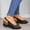 Black, variant on Leesechin Summer Fashion Women Wear Open Toe Fish Mouth Slope Heel Breathable Single Shoe Black