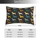 thumbnail image 2 of Fotbe Plaid Dachshund Funda de Almohada Decorativa Estilo Occidental, Lujo en Algodón, Fundas para Almohadas King, Cojín Estampado para Decoración del Hogar-14"x20", 2 of 6