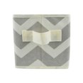 thumbnail image 2 of DII Fabric Storage Bins for Nursery, Offices, & Home Organization, Containers Are Made To Fit Standard Cube Organizers (11x5.5x5.5") Chevron Gray - Set of 2, 2 of 10