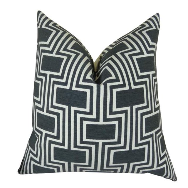 Plutus Coussin Double Face pour Conduit Espresso Fait Main, (Double Face 24 Pouces x 24 Pouces)