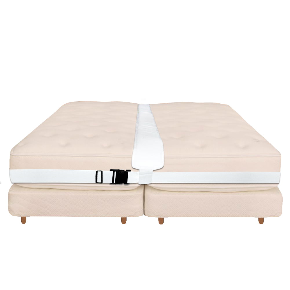 Bedbinders ~ Twin Bed Connector & Mattres gap filler to create your personal King Bed Reduce the gap in the middle using this Bed Bridge. Stop sliding mattresses with this Mattress Connector