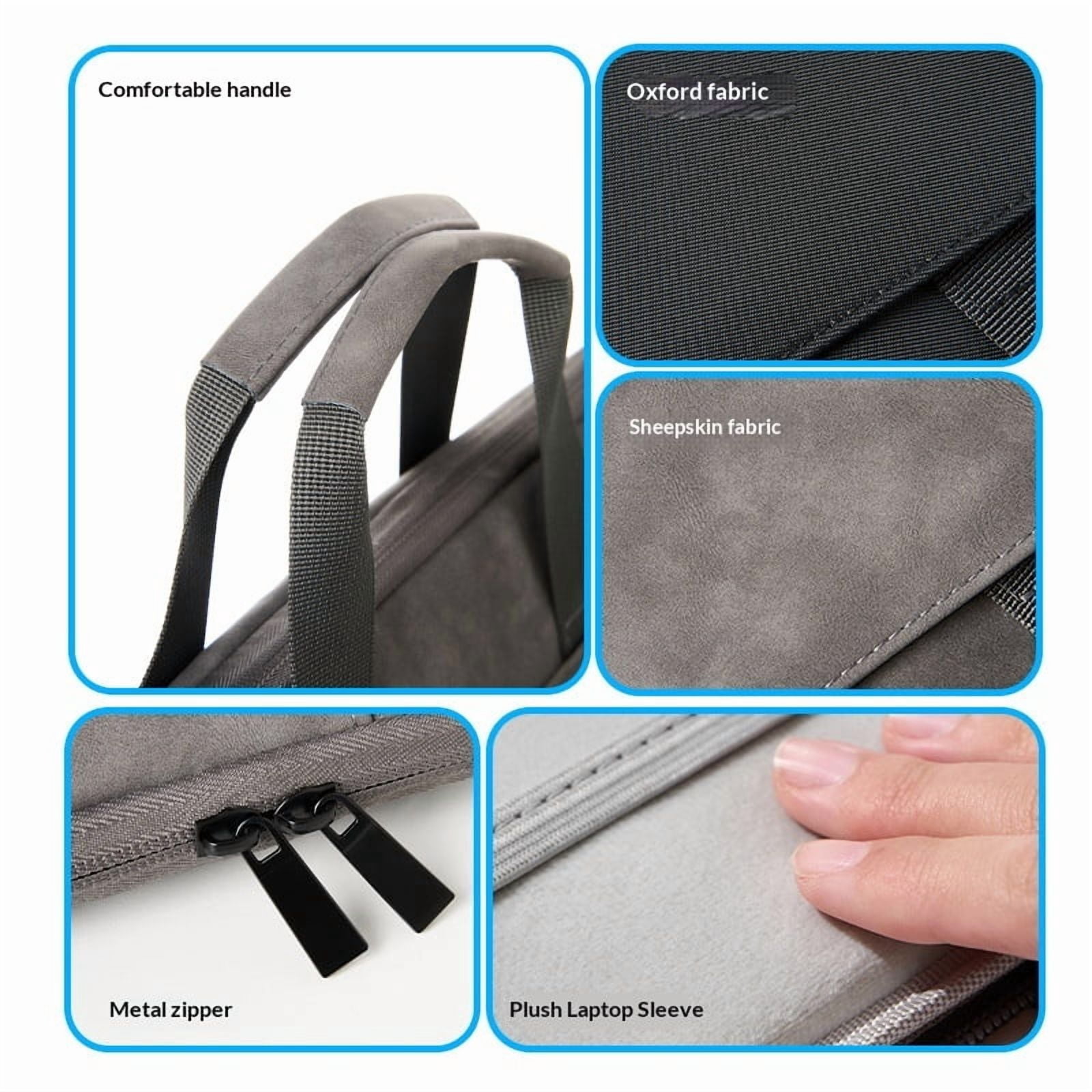 Laptop Case 13 14 Inch,Slim Computer Case with Handle,Waterproof Laptop Briefcase Bag,360° Protective Laptop Sleeve Compatible