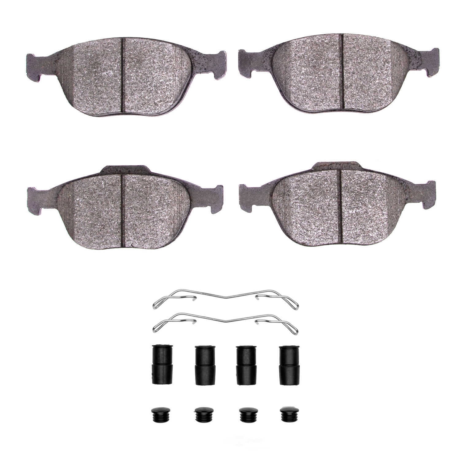 Dynamic Friction Company 1214-0970-01 DFC Heavy Duty Pads and Hardware Kit