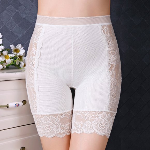 Shorts de Sécurité pour Femmes à Taille Haute avec Garniture en Dentelle pour la Couverture et le Confort