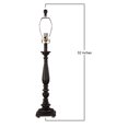thumbnail image 2 of Distressed Black Traditional Table Lamp Base Only, 2 of 2