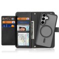 thumbnail image 2 of KAIYANG Funda para Samsung Galaxy S25 DUX DUCIS Lawa Series Funda de piel de vaca magnética desmontable con cremallera y cierre de cremallera en negro y multicolor, 2 of 5