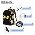 thumbnail image 5 of Easygd Bee Happy Sunflower Gnomes Canvas Backpack: Stylish, Lightweight, and Versatile with Large Capacity and Adjustable Straps –, 5 of 7