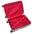 thumbnail image 4 of Jessica Simpson Jewel Plaid 24-Inch Expandable Upright Softside Luggage Silver (Gold), 4 of 5