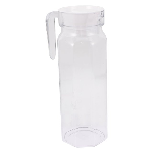 Jarra de agua fría de vidrio con tapa, de plástico, para bebidas, de PC