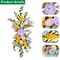 thumbnail image 4 of Fesfesfes Easter Wreath Spring Easter Egg Wreath for Front Door Porch Wall Decor Ceremony and Reception Backdrop Decoration, 4 of 9