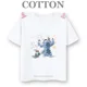 thumbnail image 3 of Camiseta de algodón para niños de Lilo Stitch Anime, camisetas para niños, camisetas para niños, camisetas casuales de manga corta con cuello redondo de moda de verano 2024, 3 of 5