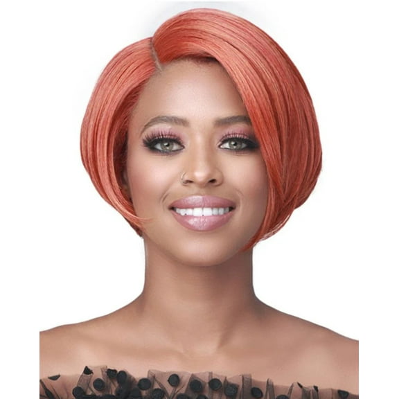 BobbiBoss 5" Deep Part Ear-to-Ear Lace Front Wig - MLF465 THELMA (Color: TT1b/6144)