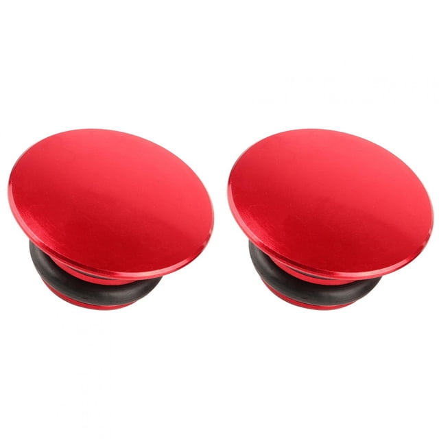Handlebar , Anodized Rubber Clasp Aluminium Alloy Material Handlebar End Plug For Scooter For Road Bike