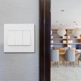 thumbnail image 1 of Wireless Remote Control Kinetic Self powered No Battery Wall Light Smart Switch(Three Gang), 1 of 5