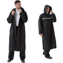 CoCopeanut Rain Coats for Adults Rain Ponchos with Hoods Man Lightweight Raincoats Long Waterproof Jacket Windbreaker for Men Women