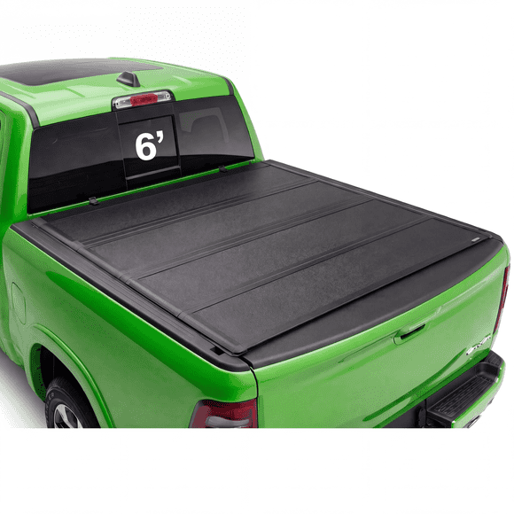 NEXVEY Hard Folding Tonneau Cover for 024-2026 Toyota Tacoma 6' (74") Bed Accessories, Hard Folding Aluminum Truck Bed Cover, Waterproof Truck Tonneau Cover