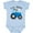 AE-Light Blue, variant on Inktastic Farmer Tractor Little Bro Boys Baby Bodysuit