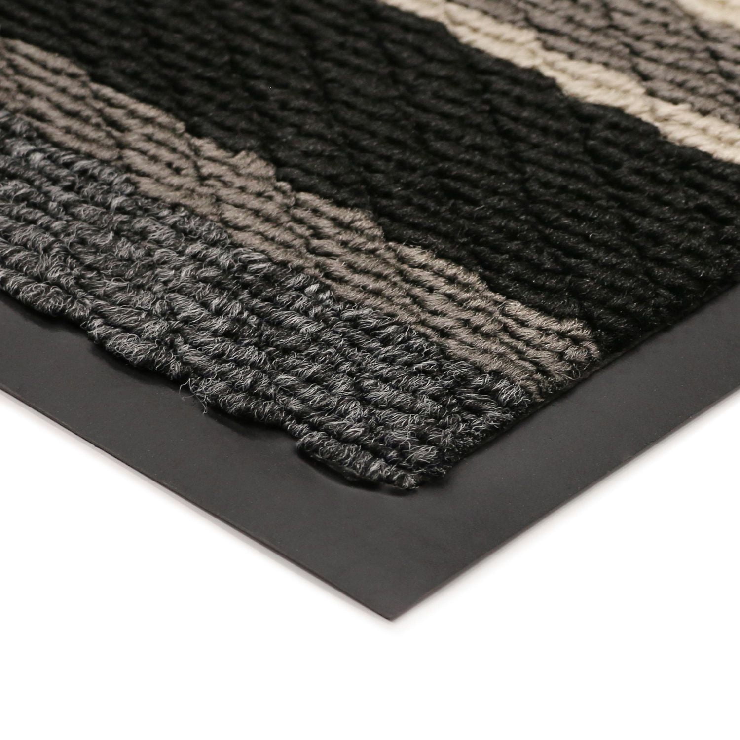 Tapis Discovery gris à endos de vinyle de 4 x 6 pi Tapis Discovery gris à endos de vinyle